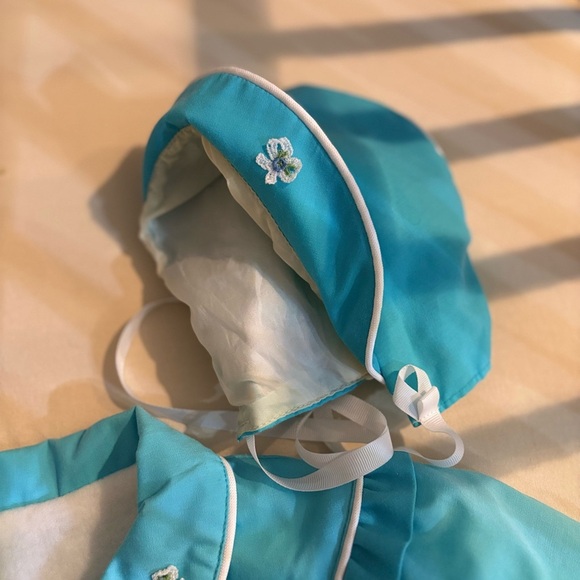Vintage 1950’s Blue Baby Coat and bonnet Set - Picture 6 of 10